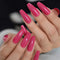 EDA LUXURY BEAUTY PINK LUXE DESIGN Full Cover Press On Nails Acrylic Nail Kit Artificial Nail Tips Shiny False Nails Extra Long Ballerina Coffin Square Nail Art Fashion Fake Nails EDA LUXURY BEAUTY