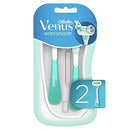 Gillette Venus Extra Smooth Sensitive Disposable Razors for Women with Sensitive Skin, 2 Count Gillette Venus