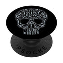 Barber Shop Skull Tools Hair Dresser PopSockets Swappable PopGrip Funny Hairdresser & Hairstylist Gift Ideas
