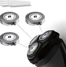 RazorShop's SH30 Replacement Heads for Philips Electric Shaver Series 1000, 2000, 3000 and S738 Click and Style, with 9 Durable Sharp Blades, Easy Cut, 3Pack SR