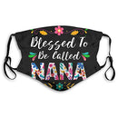 Qtchenglj Proud Nana, Blessed To Be Called Nana Unisex Mask balaclavas, Washable And Reusable, Suitable For Daily Outing Use 526