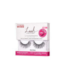 KISS Lash Couture LuXtensions Collection False Eyelashes, Flat Lash Technology, Super Slim Lash Band, Real Lash Extension Fibers, Reusable, Contact Lens Friendly Strip Lashes, Style Black Swan, 1 Pair KISS