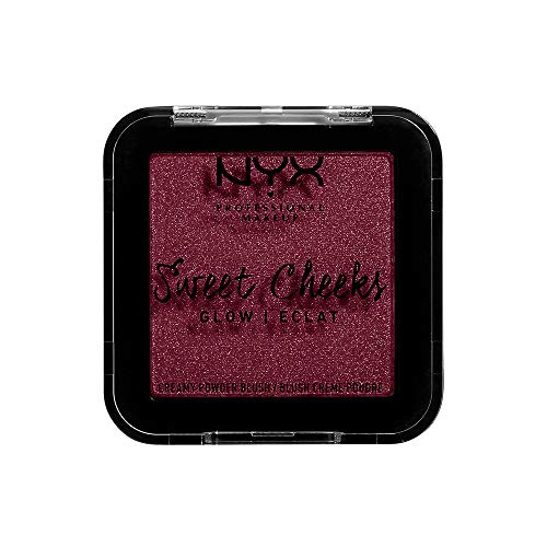 NYX PROFESSIONAL MAKEUP Sweet Cheeks Shimmer Blush, Red Riot NYX PROFESSIONAL MAKEUP