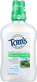 Tom's of Maine (NOT A CASE) Wicked Fresh Mouthwash Cool Mountain Mint Tom's of Maine