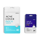 Avarelle Acne Absorbing Cover Patch Hydrocolloid, Tea Tree, Calendula Oil, CICA ( Original + PM Overnight Bundle) AVARELLE