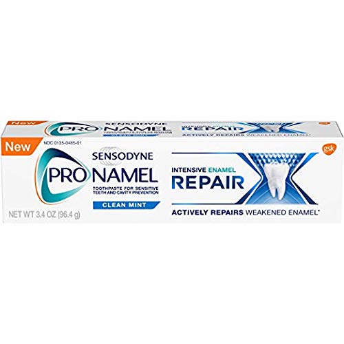 Sensodyne ProNamel, Clean Mint, Intensive Repair 3.4 Ounce (Pack of 1) PRONAMEL