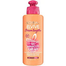 L’Oreal Paris Elvive Dream Lengths No Haircut Cream Leave in Conditioner With Fine Castor Oil and Vitamins B3 and B5 for Long, Damaged Hair, Helps Seal Split Ends and Reduces Breakage With System 6.8 FL; Oz L'Oreal Paris