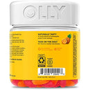 OLLY Hello Happy Gummy Worms, Mood Balance Support, Vitamin D, Saffron, Adult Chewable Supplement, Tropical Zing - 60 Count Infinity Warehouse