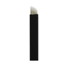 50PCS Black S12 Sloped Eyebrow Tattoo Needles Permanent Makeup Manual Microblading 12 Pins 0.18mm Finest Needles Disposable Sterilized (S12) HiTreasure