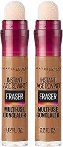 Maybelline Instant Age Rewind Eraser Dark Circles Treatment Multi-Use Concealer, Warm Olive, 0.2 Fl Oz (Pack of 2) (Packaging May Vary) Maybelline New York