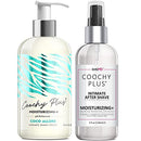 Coochy Plus Intimate Shaving Complete Kit - COCO ALLURE & Organic After Shave Protection Soothing Moisturizer Mist – Antioxidant Formula Prevents Razor Burns, Itchiness & Ingrown Hairs IntiMD