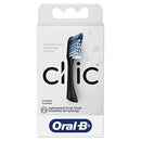 Oral-B Clic Toothbrush Replacement Brush Heads, Black, 2 Count Oral-B