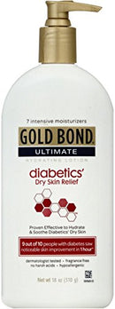 Gold Bond Ultimate Hydrating Lotion, Diabetics Dry Skin Relief 18 oz (Pack of 2) Gold Bond