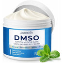 PURESKIN DMSO Cream – Pharmaceutical Medical Grade Fast-Absorbing Topical Cooling Formula for Active Lifestyles – Lightweight Cream with Arnica, MSM, Magnesium, Menthol & Aloe, 4 oz Infinity Warehouse