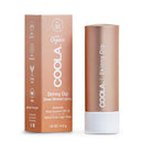 COOLA Organic Tinted Lip Balm & Mineral Sunscreen with SPF 30, Dermatologist Tested Lip Care for Daily Protection, Vegan, Skinny Dip, 0.15 Oz Coola