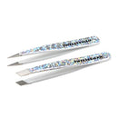 Tweezerman Hollygraphic Micro Mini Tweezer Set, 2 Piece Set Tweezerman