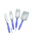 Olivia Garden Finger Brush Scalp-Hugging & Vented Paddle Hair Brush (3-Piece Kit) Olivia Garden