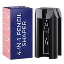 4-in-1 Plastic Duckbill-Shape Eyebrow Pencil Shaper - Eye Makeup Shaping Tool for Waterproof Peel Off Brow Pencils - Compact Cosmetic Shaper for Beginners & Professional Stylia