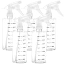 Youngever 5 Pack Empty Plastic Spray Bottles, Spray Bottles for Hair and Cleaning Solutions (16 Ounce) Youngever