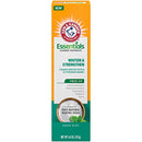 Arm & Hammer Essentials Whiten & Strengthen Fluoride Toothpaste, 100% Natural Baking Soda, Fresh Mint, 4.3 Oz (Pack of 4) Arm & Hammer