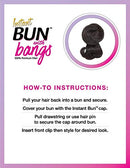 SENSATIONNEL synthetic hair INSTANT BUN WITH BANGS - CARLA - 2 Sensationnel