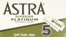 Astra Superior Platinum Double Edge Razor Blades - 30 Ct ASTRA