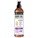 pureSCRUBS Ultra Moisturizing LAVENDER BODY OIL Spray For Dry Skin, Massage, Cuticles & More, Organic Blend of Jojoba, Argan, Coconut, Sweet Almond & Avocado Oils Enriched with Vitamin E - Lg 4oz pureSCRUBS