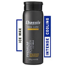 Chassis Ice Max Premium Body Powder for Men, Natural Deodorant with 10x The Cooling Sensation, Free of Talcum Powder, Parabens, and Menthol Chassis