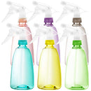 Youngever 6 Pack Empty Plastic Spray Bottles, Spray Bottles for Hair and Cleaning Solutions in 6 Colors (16 Ounce) Youngever