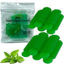 IXO Aligner Seater Chewies With Grip Handle for Invisalign Aligners, Mint Scent, with Resealable Bag (10PCs) (Green) IXO