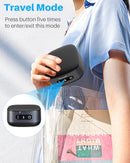 Voraiya Rechargeable Ultrasonic Retainer Cleaner, Portable Retainer Cleaner Machine, 52kHz Retainer Cleaner for Dentures, Night Guards, Mouth Guards, 166ml Dental Cleaning Pod with Mirror, 3 Modes Infinity Warehouse