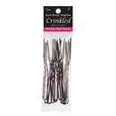 Marilyn Faye's U-Shaped Crinkled Hair Pins (Set of 12) (3 inch, Black) Marilyn Faye's