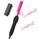 Electric Hot Comb for Wigs,Hot Comb Electric, Straightening Comb,Pink Hot Comb, Plug in Hot Comb,Hot Comb Hair Straightener for Black Hair,Hot Hair Comb for Hair LEEONS