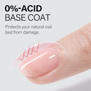 AILLSA Base and Top Coat Gel Nail Polish Top and Base Coat Nail Polish Soak Off Long Lasting Clear Base Gel High Gloss Shine No Wipe Top Coat for DIY Nail Art at Home 0.51 Fl Oz Infinity Warehouse