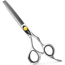 Professional Hair Thinning Scissors 6.5 Inches ULG Blending Teeth Shears Texturizing Haircut Scissors Japanese Stainless Steel with Adjustable Tension Screw for Salon Barber Hairdresser ULG
