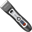 xtava Pro Cordless Hair Clippers and Beard Trimmer - 4.5 Hour Long Life Battery, LCD Display, Titanium and Ceramic Blades - Includes Length Guide Combs, Storage Bag, and Charging Adapter xtava