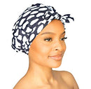 GRACE & COMPANY Luxury Shower Cap For Women - 100% Waterproof, Reusable, Washable & Breathable Shower Caps - Casablanca GRACE & COMPANY