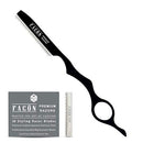 Facón Professional Hair Styling Thinning Texturizing Cutting Feather Razor + 10 Replacement Blades FACON