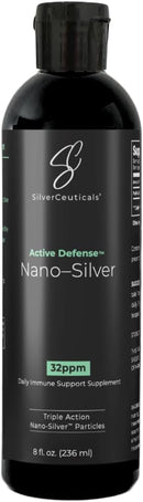Colloidal Silver w/Nano Technology - 10ppm 16oz - 8X More Effective - Natural Immune Support - Save The Sick Days - Ages 5 & Up - Outperforms Higher PPM Silvers - No Taste & Smell - 3rd Party Tested Infinity Warehouse
