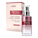 AZURE Retinol & Vitamin E Anti Aging Facial Serum - Moisturizing, Lifting & Replenishing | Reduces Wrinkles, Fine Lines & Creases | Tones & Repairs Skin | Made in Korea - 50mL Azure Cosmetics