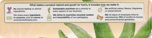 Tom's of Maine Natural Beauty Bar Soap for Sensitive Skin With Aloe Vera, Fragrance-Free, 5oz. Infinity Warehouse