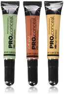 L.A. Girl Pro Conceal Set Orange, Yellow, Green Correctors, Pack of 3 (LAX-GC990+GC991+GC992-B) L.A. Girl