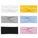 DRESHOW Yoga Running Headbands for Women Elastic Non-Slip Headbands Sports Workout Hair Bands 6 Pack DRESHOW