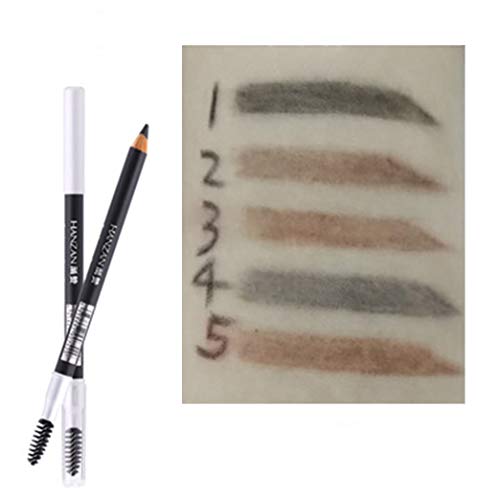 HANZAN Waterproof Eye Brow Eyeliner Eyebrow Pen Pencil Makeup Cedar Wood Cosmetic Tool (EB01 BROWN) HANZAN