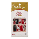 Kiss Gold Finger Gel Glam 24 Nails (GF95) KISS