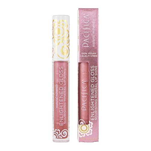 Pacifica Beauty Enlightened Gloss Mineral Lip Shine, Beach Kiss, 0.1 Ounce Pacifica