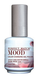 LeChat Perfect Match Mood Gel Polish, Dark Rose, 0.500 Ounce (MPMG34) LeChat