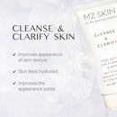 MZ SKIN Cleanse & Clarify Dual Action Cleanser & Mask 3.4 fl oz | Exfoliating AHA & Papaya Enzyme Face Wash | Smooths Texture, Refines Pores & Brightens Infinity Warehouse
