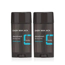 Every Man Jack Mens Fresh Scent Deodorant - Stay Fresh Safely with Aluminum Free Mens Deodorant - Odor Crushing, Long Lasting, Plant-Based, and No Harmful Chemicals - 3 oz Twin Pack Every Man Jack