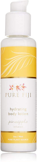 Pure Fiji Hydrating Body Lotion - Moisturizing Organic Body Lotion- Natural Coconut Lotion Travel Size Coconut- Vitamin E , Pineapple, 3oz Pure Fiji